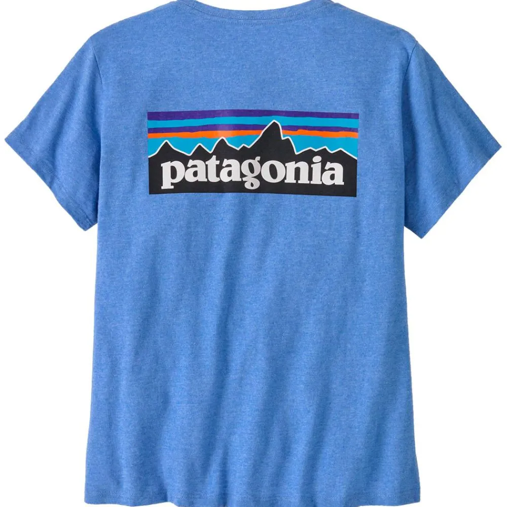 Tee Shirt<Patagonia Tee-shirt  P-6 Logo Responsibili-Tee Abundant Blue