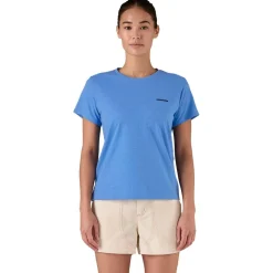 Tee Shirt<Patagonia Tee-shirt  P-6 Logo Responsibili-Tee Abundant Blue