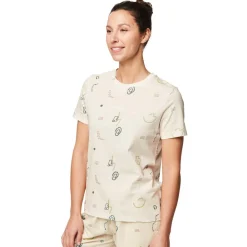 Outlet Tee-shirt  Aulden Algae Bloom Print Tee Shirt