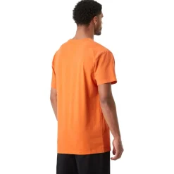 Hot Tee-shirt Basement Leo Tee Shirt Washed Dusty Orange Tee Shirt