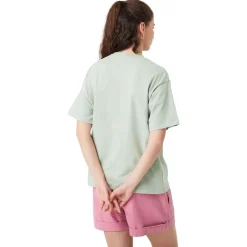 Tee Shirt<Picture Tee-shirt Maogany Cloudy Blue