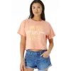 Tee Shirt<Rip Curl Tee-shirt Always Summer Crop Tee Light Coral
