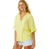 New Tee-shirt Chemisier Premium Surf Bright Yellow Tee Shirt