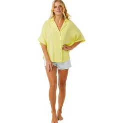 New Tee-shirt Chemisier Premium Surf Bright Yellow Tee Shirt