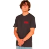 Tee Shirt<Rip Curl Tee-shirt Made For Short Sleeve Washed Black