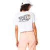 Tee Shirt<Rip Curl Tee-shirt Paradiso Crop White