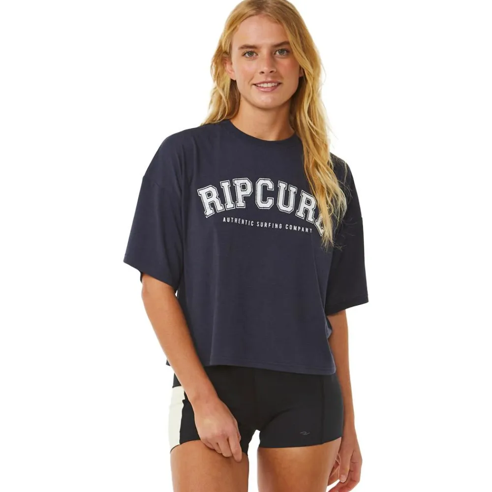 Tee Shirt<Rip Curl Tee-shirt RSS Crop Tee Navy