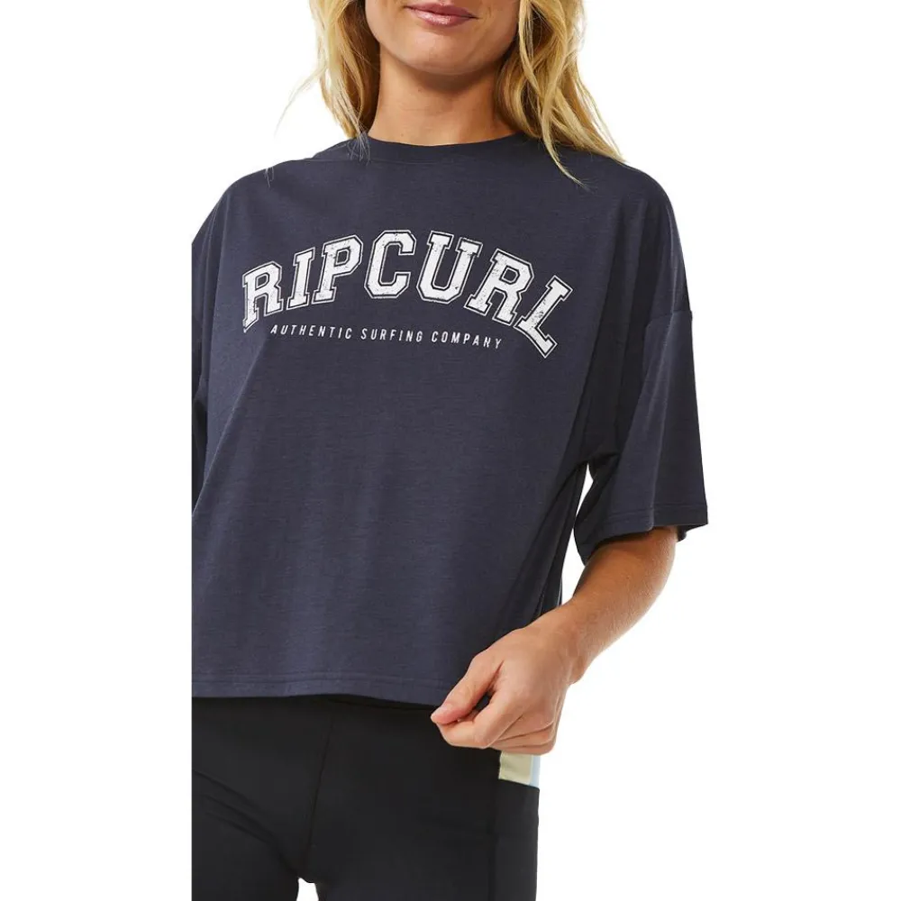 Tee Shirt<Rip Curl Tee-shirt RSS Crop Tee Navy