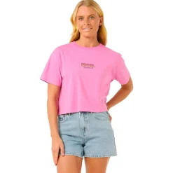 Tee Shirt<Rip Curl Tee-shirt Sun & Sea Crop Pink