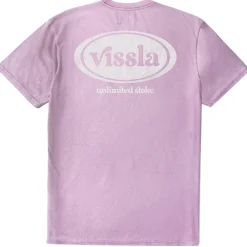 Tee Shirt<Vissla Tee-shirt Unlimited Cosmic Wash Short Sleeve Plum