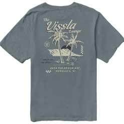 Tee Shirt<Vissla Tee-shirt Lounge Premium Pkt Tee Graphite