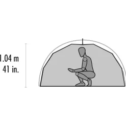 Tente Elixir 3 Gray Tente 3 Places|Tente Igloo