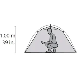 Tente Hubba Hubba Nx Green Tente Igloo|Tente 2 Places