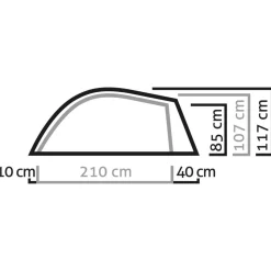 Tente Tunnel|Tente 3 Places<Salewa Tente Litetrek III Lightgrey Cactus