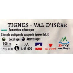 Online Tignes-Val D'isère + Cadre Carte 3D
