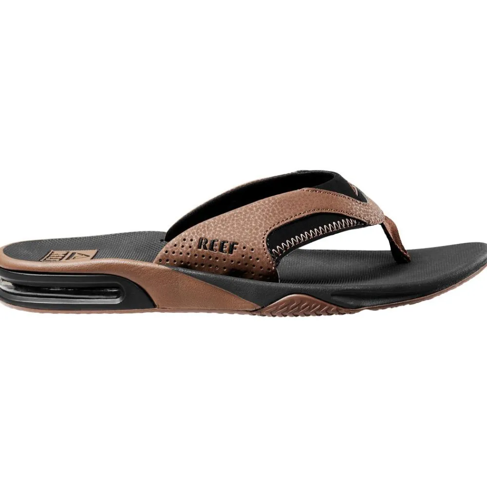 Chaussures Lifestyle<Reef Tongs Fanning Prints Black Tan