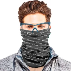 Tour de cou Neck Gaiter Black White Logo Tour De Cou Et Cagoule