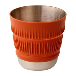 Online Verre Detour Stainless Steel Collapsible Mug Brown Vaisselle Camping