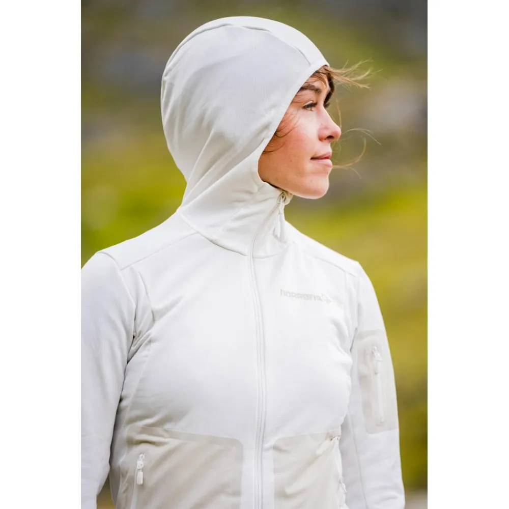 Veste Alpinisme<Norrona Veste d’alpinisme Falketind Warm 2 Stretch Hood Snow White