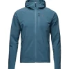Veste Randonnée<Black Diamond Veste de rando M Coefficient Storm Full Zip Hoody Creek Blue