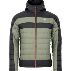 Veste Randonnée<DARE2B Veste de rando Touring II Baffled Jacket Black Olivine Green