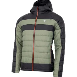 Veste Randonnée<DARE2B Veste de rando Touring II Baffled Jacket Black Olivine Green