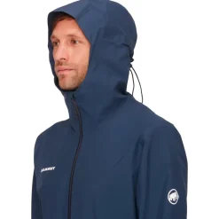 Best Veste de rando Alto Light Hardshell Hooded Jacket M Marine Veste Randonnée