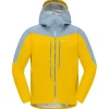 Veste Alpinisme|Veste Randonnée<Norrona Veste de rando Falketind Gore-Tex Paclite Jkt M's Sulphur-Blue Fog
