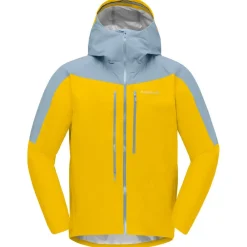 Veste Alpinisme|Veste Randonnée<Norrona Veste de rando Falketind Gore-Tex Paclite Jkt M's Sulphur-Blue Fog