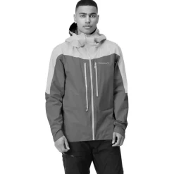 Veste Alpinisme|Veste Randonnée<Norrona Veste de rando Falketind Gore-Tex Paclite Jkt M's Sulphur-Blue Fog