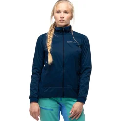 Online Veste de rando Women's Falketind Octa Indigo Night Femme Polaire Femme|Veste Trail