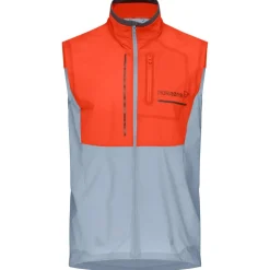 Veste Trail|Vêtements De Trail<Norrona Veste de trail senja aero90 Vest M's Arednalin - Blue Fog
