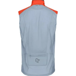 Veste Trail|Vêtements De Trail<Norrona Veste de trail senja aero90 Vest M's Arednalin - Blue Fog