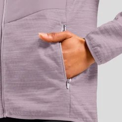 Veste de trail Essential Insulator Hybrid Jkt W Gray Ridge Veste Trail|Vêtements De Trail