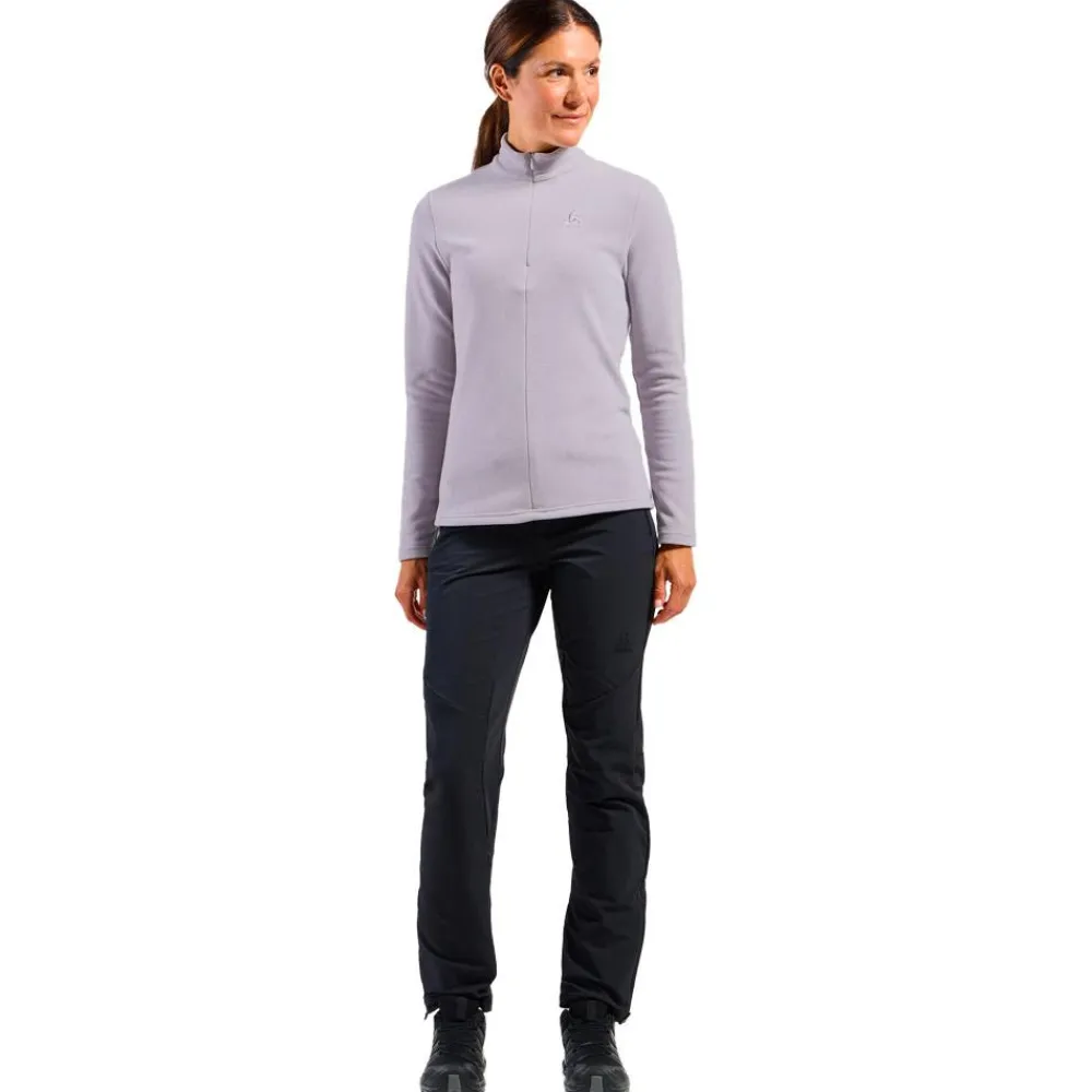 Hot Veste de trail Roy Mid Layer 1/2 Zip W Lilac Gray Ridge Veste Trail|Vêtements De Trail