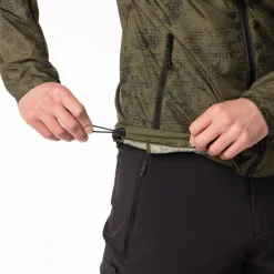 Veste de trail Explorair Light Windbreaker Fir Green Black Veste Trail|Veste Randonnée