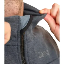 New Veste Heat Vest 2.0 Men + 2 Heat Pads Black Grey Melange Sweat - Pull - Poncho