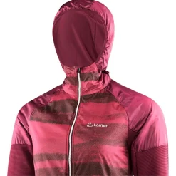 Veste Ski De Fond|Veste Ski De Fond<Loffler Veste Nordique W Hooded Hybrid Lumina Purpur