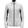Veste Ski De Fond|Veste Ski De Fond<Odlo Veste Nordique Markenes Wmn Jkt White/Dark Sapphire