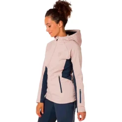 Outlet Veste Nordique W Softshell Hoodie Powder Pink Veste Ski De Fond|Veste Ski De Fond