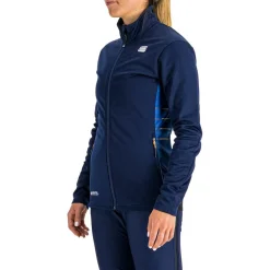 Veste Ski De Fond|Veste Ski De Fond<Sportful Veste Nordique Squadra Wmn Jkt Italy Blu/Blue Ceramic