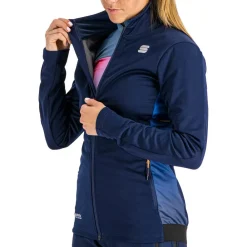 Veste Ski De Fond|Veste Ski De Fond<Sportful Veste Nordique Squadra Wmn Jkt Italy Blu/Blue Ceramic