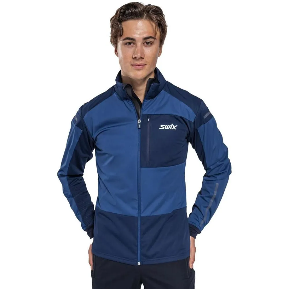 Hot Veste Nordique Dynamic Jacket Lake Blue Dark Navy Veste Ski De Fond|Veste Ski De Fond