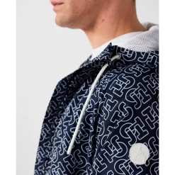Veste Randonnée<Jott Veste pluie Storm Monogram Mono Navy