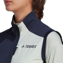 Outlet Veste sans manche W Xpr Xc Vst Legend Ink Linen Green Veste Ski De Fond|Veste Ski De Fond