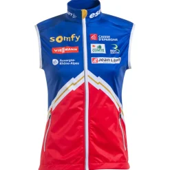 New Veste sans manche Veste Sans Manche Light FFS 2024 F Bleu-Blanc-Rouge Veste Ski De Fond|Veste Ski De Fond