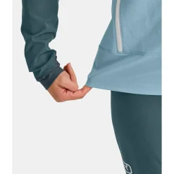 Veste De Ski Femme|Veste De Ski<Ortovox Veste technique Punta Berrino Hooded Jacket W Dark Arctic Grey