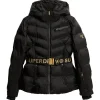Veste De Ski Femme|Veste De Ski<Superdry Veste technique Luxe Puffer Jacket Black