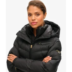Veste De Ski Femme|Veste De Ski<Superdry Veste technique Luxe Puffer Jacket Black