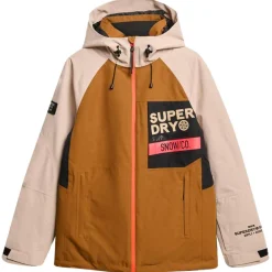 Veste De Ski Homme|Veste De Ski<Superdry Veste technique Freestyle Core Jacket Tobacco Brown